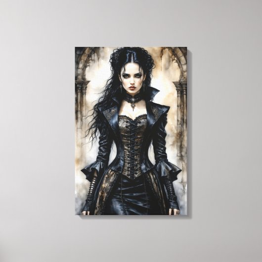 Toile Élégance gothique (Recto)