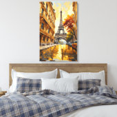 Toile Elégance parisienne / La Tour Eiffel en lumière (Insitu(Chambre))