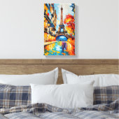 Toile Elégance parisienne / Tour Eiffel en lumière / (Insitu(Chambre))