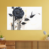 Toile Élégance Sombre (Insitu(Salon))