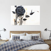 Toile Élégance Sombre (Insitu(Chambre))