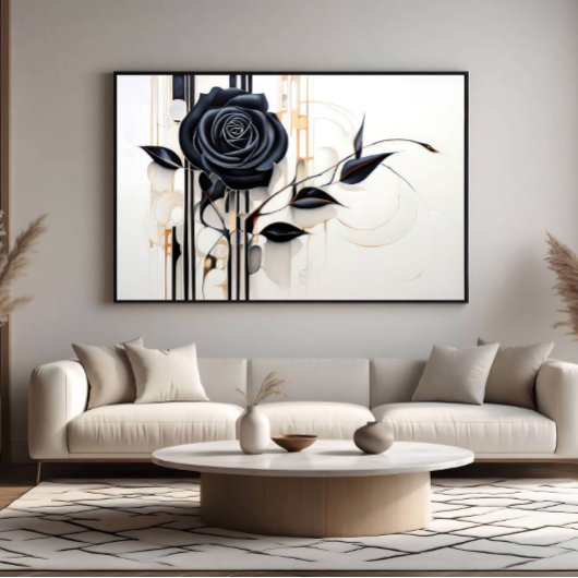 Toile Élégance Sombre