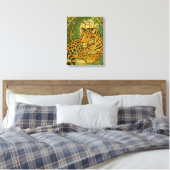 Toile Élégance stylisée de la jungle (Insitu(Chambre))