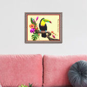 Toile "Élégance tropicale" (Insitu(Salon))