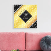 Toile Élégant 27e anniversaire de Mariage de musique (Insitu(Salon))