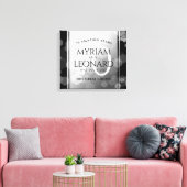 Toile Élégant 70e anniversaire de Mariage Platinum (Insitu(Salon))