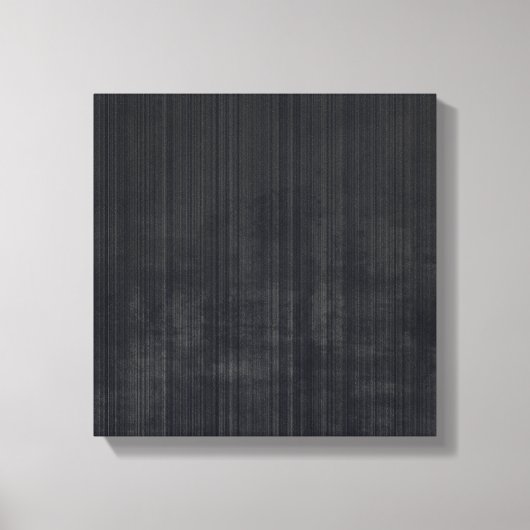 Toile Elégant Black Grey rustique fibre rayée abstrait (Recto)