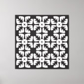 Toile Elegant Black &White  Abstract Pattern (Recto)