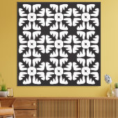Toile Elegant Black &White  Abstract Pattern (Insitu(Salon))