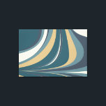 Toile Élégant bracelet en marbre Abstrait en Turquoise e<br><div class="desc">Art Abstrait unique en marbre en toile bleue et verte Imprimer</div>