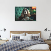 Toile Elégant Cocker Spaniel Classic Portrait Design (Insitu(Chambre))