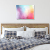 Toile Elégant coloré Abstrait Art rouge jaune (Insitu(Chambre))