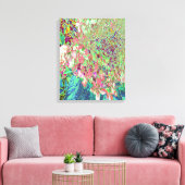 Toile Élégant Corail et Chartreuse Limelight Hydrangea (Insitu(Salon))