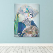 Toile Élégant costume de Carnaval, Venise (Insitu (Plancher de Bois))