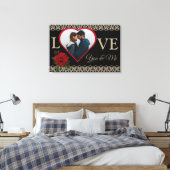 Toile Elégant Couple's Love You & Me Stretched Canvas (Insitu(Chambre))