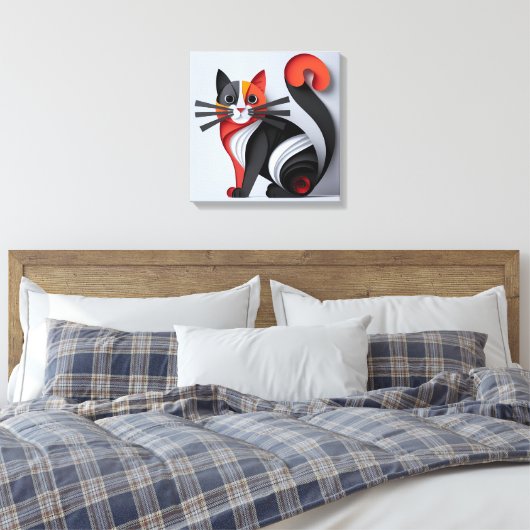 Toile Élégant Décor De Chat (Insitu(Chambre))