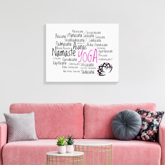 Toile Élégant décor de yoga (Insitu(Salon))