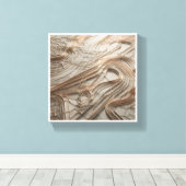 Toile Elegant Geometric Gold Wire Abstract on White Marb (Insitu (Plancher de Bois))