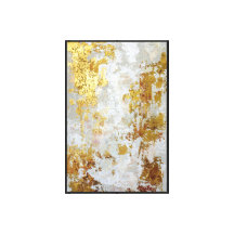 Elegant Gold & Neutral Abstract Wall Art 