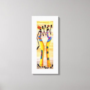 Toile Elégant, joyeux et joyeuse danse