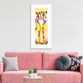 Toile Elégant, joyeux et joyeuse danse (Insitu(Salon))