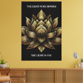 Toile Elégant Lotus Lotus Fleur La Lumière en moi ... (Insitu(Salon))