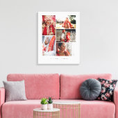 Toile Elégant Mandala Multiple Mariage Photo Collage (Insitu(Salon))