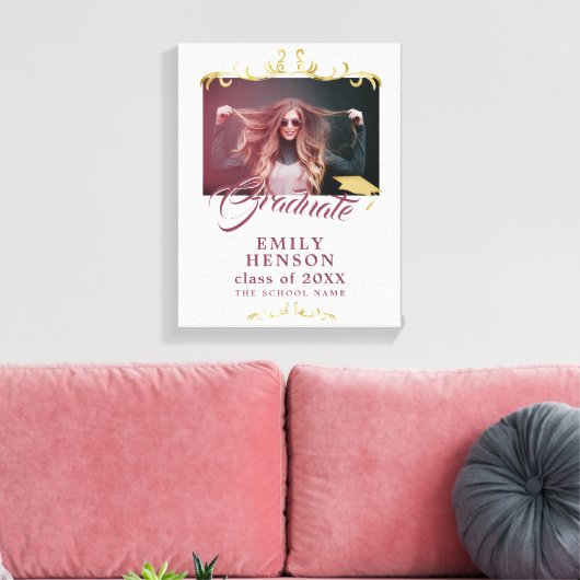 Toile Élégant or ornements Grad Photo Grad (Insitu(Salon))