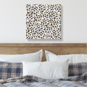 Toile Élégant Parties scintillant d'or Motif Leopard (Insitu(Chambre))
