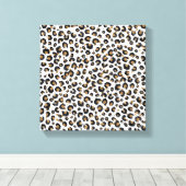 Toile Élégant Parties scintillant d'or Motif Leopard (Insitu (Plancher de Bois))