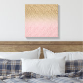 Toile Elégant Rose Gold et Parties scintillant or Sparkl (Insitu(Chambre))