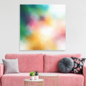 Toile Élégant rouge jaune bleu violet vert rose moderne (Insitu(Salon))