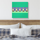 Toile Elegant Siamese Cats in the Grass Canvas Print (Insitu(Chambre))