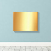 Toile Elegant Upload Your Photo on Gold Background Small (Insitu (Plancher de Bois))