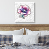 Toile Elegant Watercolor Flower Canvas Art (Insitu(Chambre))
