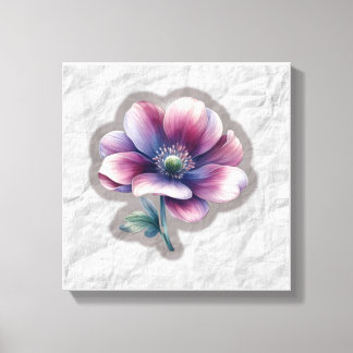 Toile Elegant Watercolor Flower Canvas Art