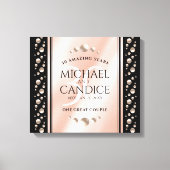 Toile Elégante 30ème Mariage Pearl Anniversaire de céléb (Recto)