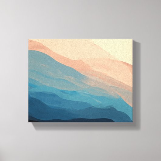 Toile Elégante aquarelle Abstraite Salon (Recto)