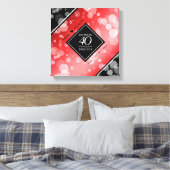 Toile Élégante célébration du 40e anniversaire du Mariag (Insitu(Chambre))