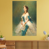 Toile Élégante princesse Alexandra Portrait Vintage (Insitu(Salon))