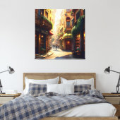 Toile Elégante rue italienne Deux (Insitu(Chambre))