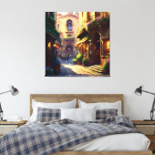 Toile Elégante rue italienne Quatre (Insitu(Chambre))