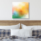 Toile Elégante Tendance Moderne Artwork Abstrait Rouge J (Insitu(Chambre))