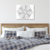 Toile Élément rond inspiré 6 (Insitu(Chambre))