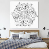 Toile Élément rond inspiré 6 (Insitu(Chambre))