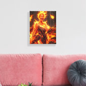 Toile Élémentaire de feu (Insitu(Salon))