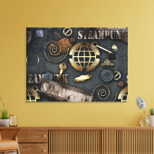 Toile Éléments mécaniques de type punk à vapeur (Insitu(Salon))