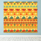 Toile Éléments tribaux, motif polyvalent et transparent. (Insitu (Plancher de Bois))