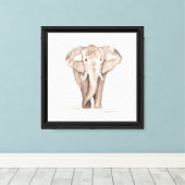 Toile Éléphant (Insitu (Plancher de Bois))