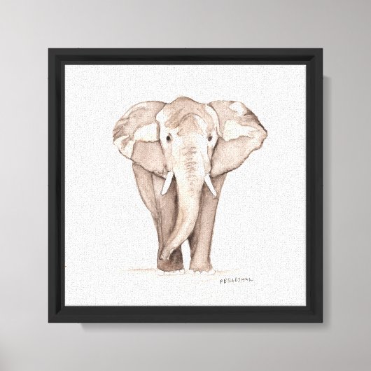 Toile Éléphant (Recto)